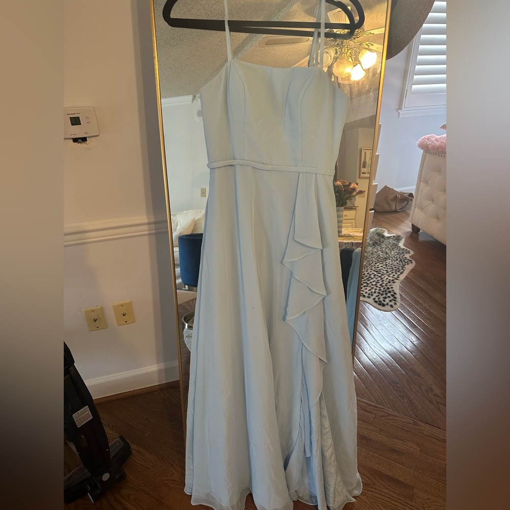 Sky Blue Azazie Bridesmaid dress